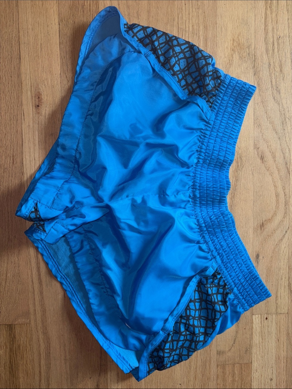 Nike Bright Blue Athletic Shorts with Swoosh Tag